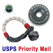 Overland Vehicle Systems Combo Pack Soft Shackle and Recovery Ring OVS 19-4716