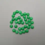 100pc Natural Malaysian Jade Stone 6mm Round Cab Cabochon for DIY Jewelry Making