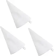 COLLBATH Non-Slip Piping Bag Set 3 Pieces for Pastry Cake Icing Cookie Decorations