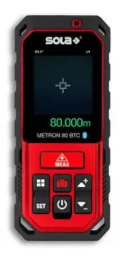 Sola Laser Distance Meter, METRON 80 BTC, Bluetooth + Camera