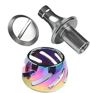 Fishing Reel Handle Knob - Fishing Reel Replacement Handle Grips | Hollow Aluminum Alloy Modified Accessories with Mounting Parts for Baitcast Wheel