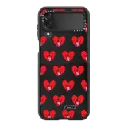 Galaxy Z Flip4 Impact Hinge Case Licking Hearts