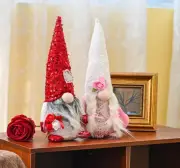 Valentine Day Gnome Plush Elf Decorations Handmade Dolls For Valentines Day