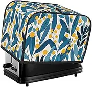 Leaves Multi Print 2 Slice Toaster Cover Fingerprint Bread Maker Protectors,Kitchen Small Appliance Dust Cover