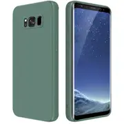 MCC For Samsung Galaxy S8+ Plus Soft Liquid Silicone Shockproof Case Cover G955 [Dark Green]