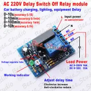 AC 220V 230V 240V Adjutable Delay Timer Time Relay Switch Turn On/Off Module