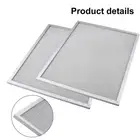 Range Hood Filters Filter Black Silver Range Hood Filters Replacement 2PCS