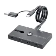 USB C Adapter Hub with 6 Expansion Port for Home and Office Multiple Devices Use