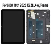 For Amazon Fire HD 8 10th 2020 K72LL4 K72LL3 LCD & Touch Screen Digitizer Frame
