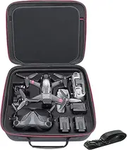 Hard Case for DJI FPV/Avata Pro - Fits FPV/Avata Accessories:Drone Body,FPV Goggles V2(DJI Goggles 2),FPV Controller,Motion Controller,Arm Braces,Charger and Battery x 4 (One in Drone Body)