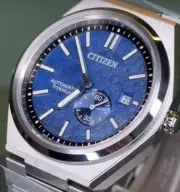 Citizen Zenshin Automatic Titanium Sapphire Blue Dial NJ0180-80L Men's Watch