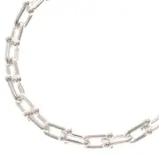 Tiffany&Co. Hardware Small Link Necklace Silver