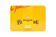 Bundaberg Rum Premium Shaving Set - Embossed Tin Shaving Cream Pre-shave Scrub Post-shave Balm Two-piece Safety Razor (inc Razor Blade) & Soft Bristle Shaving Brush 100ml