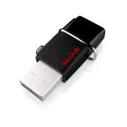 SanDisk Ultra Dual USB 3.0 128GB Drive - Android Devices USB Type-A and Micro-USB