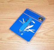 Unbranded / Generic 3" (inch) 7 Function Blue Pocket Knife Only **NEW-READ**