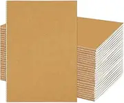 AIMALL B5 Notebook 8.07in x 5.51in, 72 Pages, 20-Pack Kraft Paper Notepad, Student Exercise Book with Sewn Binding for School and Office Use