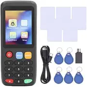 NFC RFID Copier Writer Readers Key Copier Duplicator, USB RFID Reader Copier Writer Duplicator for IC ID Cards, Key Fob,13.56mhz UID Key, IC Key NFC (5 UID Buckles 5 UID Cards)