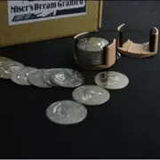 Miser's Dream Granted (DVD+Gimmick) Magic Tricks Coin Appearing Magia Close Up