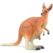 Collecta Red Kangaroo Female with Joey