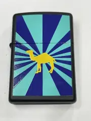 ZIPPO 1996 CAMEL BURST BLACK MATTE Z144 LIGHTER UNFIRED IN BOX P28