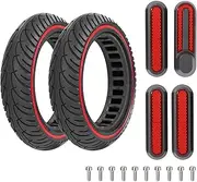 Fit for Xiaomi Electric Scooter Solid Tire 8.5" Honeycomb Tyre M365 Pro 1S Pro2 Front Rear Replacement Color Tire 8,5 Inch(Black 01)