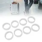 360° Rotating Grey Wheel Covers - Scratchproof Luggage Protection