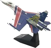 1:100 Scale Russian Fighter Plane SU-27 Diecast Simulation
