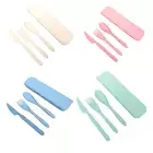 4pcs/set Lightweight Chopsticks Set For On Go Dining Easy To Clean Reusable
