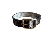 Louis Vuitton Monogram Chapman Brothers Rhino Lion Belt