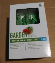 Cactus Metal Mesh Light Set Tropical Summer String Light Indoor 10 Lights