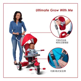 Radio Flyer 紅犀牛四合一三輪推車_#481A型(福利品出清)