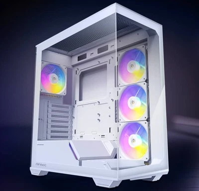 Antec C3 ARGB White ATX, 270 Degrees View, 4x ARGB PWM Fans control, USB-C, 36CM