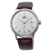 在飛比找蝦皮商城優惠-ORIENT東方錶 機械錶 銀框白面 皮帶款 RA-AP00