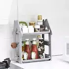 Spice Holder Shelf Hollow Design Organization Multipurpose 3 Layers Kitchen