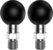 1" Ball Mount Threaded Bolt M8x1.25mm Compatible with RAM Mounts for Tripod Ball Adapter Motorcycle ATV Rearview Mirror Screw Ball Head(M8*2)