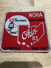 Vintage 83 NCHA 23rd National Campvention Old/Good Times Springfield OH Patch