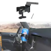 Multifunctional 2 in 1 Cup Holder Phone Stand Mount For Ford Bronco 2021+ Black (for: Ford)