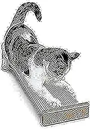 SmartCat Combination Scratcher, 61 cm Length x 18 cm Width x 6 cm Length