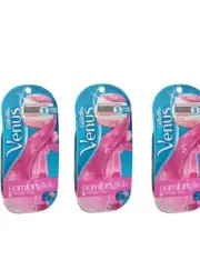 Gillete Venus3 Comfortglide White Tea Razor+Refill ***3 Pack***