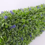 Freestanding Artificial Hedge - Lavender 50x100x25cm