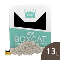 在飛比找PChome24h購物優惠-【國際貓家】BOXCAT綠標-強效除臭大球砂13L(10kg