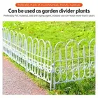 Decorative Rustproof Plastic Picket Fence Edging for Garden Lawn Flowerbeds