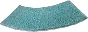 Curved Bath Mat Shower Bath Mat Thick Toilet Rug Environment Friendly Bath Rug Bathroom Anti Slip Mat for Bathroom Shower, Blue