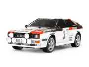 Tamiya RC 1/10, Audi Quattro A2 TT-02 Chassis High Performance 4WD, Racing Car