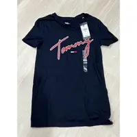 在飛比找蝦皮購物優惠-Tommy深藍女修身棉T加拿大購