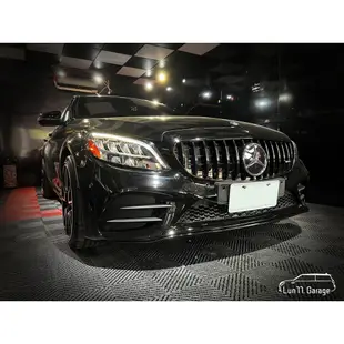 Lun77. - BENZ C43 A45 CLA 3M2080 禿鷹 夜色 窗框貼膜 側裙貼膜 鍍鉻飾條包膜改色 賓士