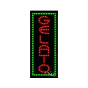 NEW “GELATO" 27x11 BORDER VERTICAL SOLID/ANIMATED LED SIGN wCUSTOM OPTIONS 21560