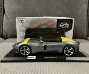1/18 Maisto Ferrari Monza SP1 Gray Diecast Special Edition