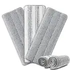 Flat Mop Pads, 3 Pack 13" X 4.9" Microfiber Mop Pad/Refill/Head, Mop Pads Was...