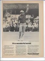 1981 Jack Nicklaus Sports Illustrated Magazine Print Ad - 8x11